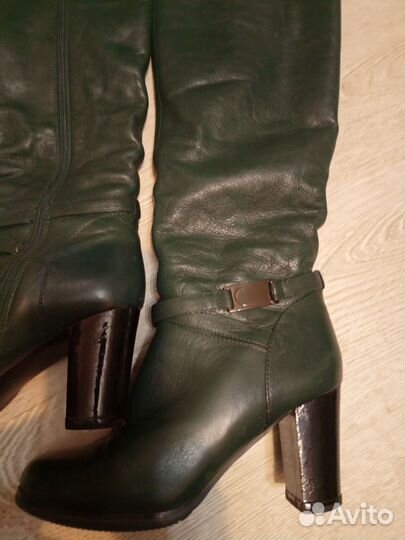 Зимние женские сапоги 38 натуральная кожа