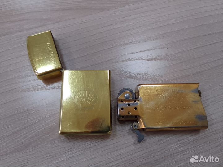 Зажигалка Zippo slim shell оригинал, 1996г