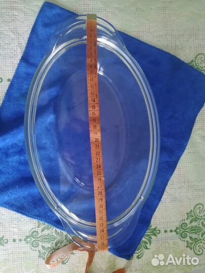 Жаровня утятница кастрюля Simax стекло овальная 3л