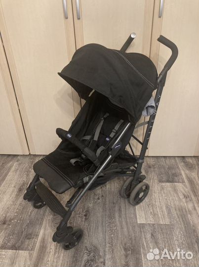 Коляска chicco lite way top jet black