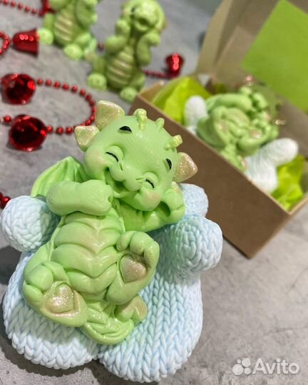 Мыло ручной работы. Драконы из мыла