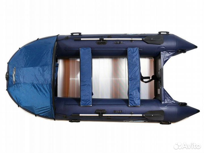 Надувная лодка gladiator D470AL синяя