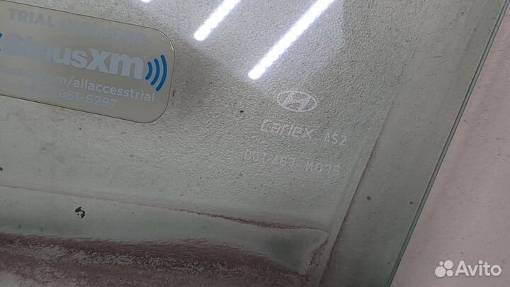 Стекло боковой двери левое переднее Hyundai Santa Fe, 2017