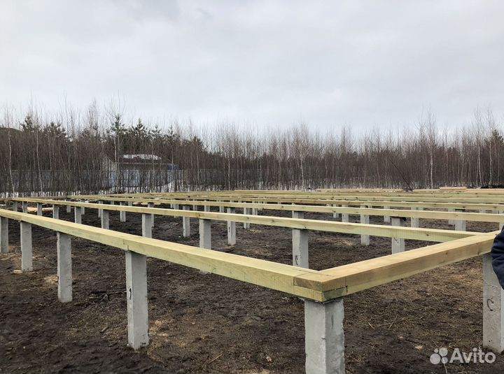 Забивные сваи с установкой под ключ