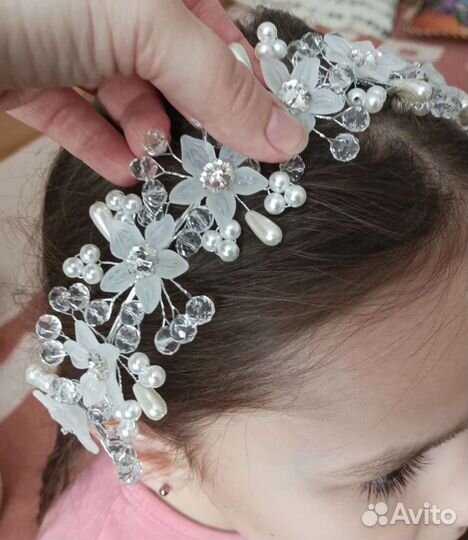 Гибкая диадема ободок