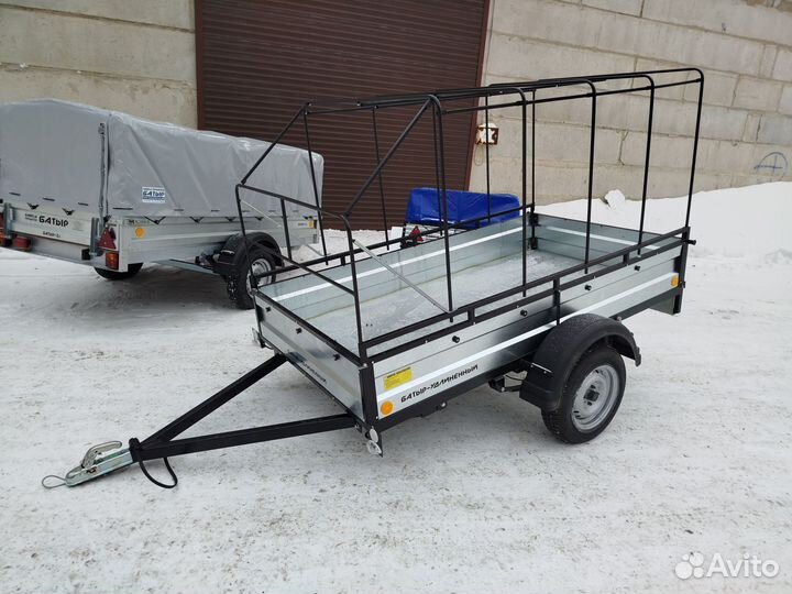 Прицеп легковой 2,4м Батыр с тентом 1,5м от пола