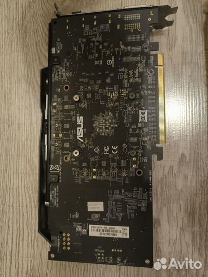 Видеокарта RX 470 asus strix 4gb