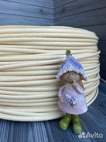 Искусственный ротанг полутрубка 6 мм