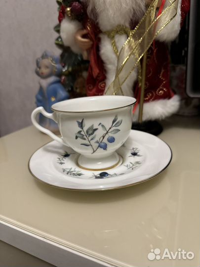 Костяной фарфор чайная пара ифз