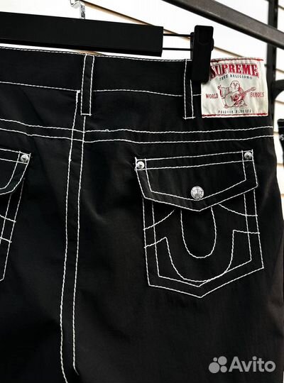 Штаны true religion x supreme gortex