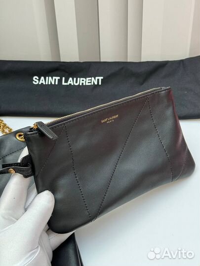 Сумка почон кожа ягненка saint laurent