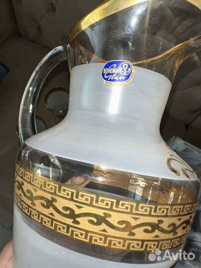 Набор с графином из хрусталя Bohemia