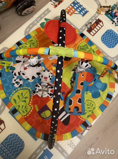 Развивающий коврик bright starts