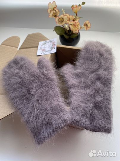 Варежки пух норки