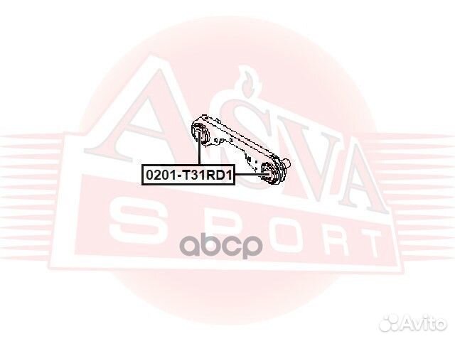 Сайлентблок подушки дифференциала 0201-T31RD1 asva