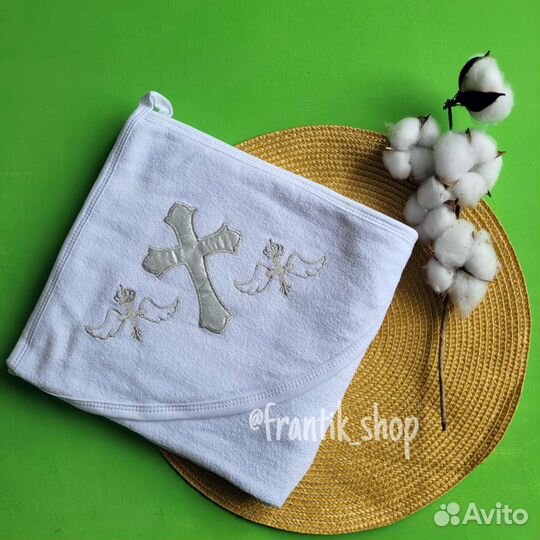 Полотенце на крестины (крестильный уголок)