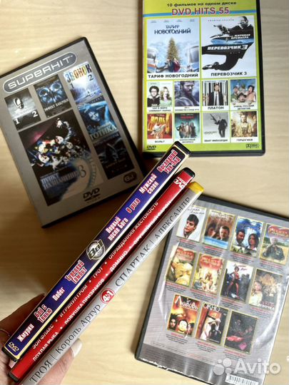 DVD диски фильмы 22шт