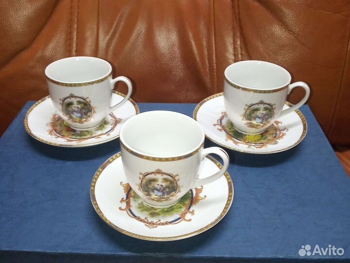 Сервиз кофейный на 6 персон новый в упаковке