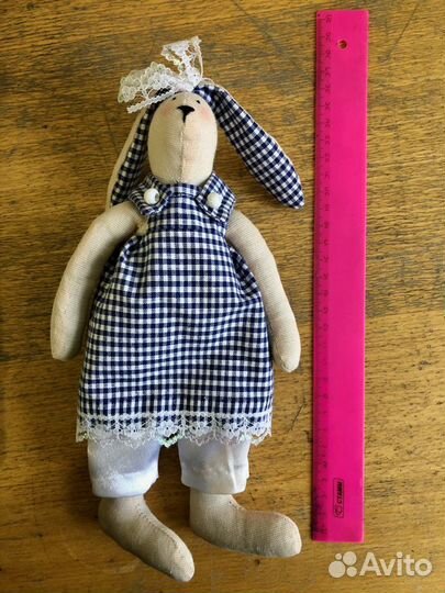 Игрушка заяц ручная работа