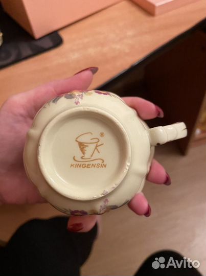 Чайный набор, фарфоровый kingensin