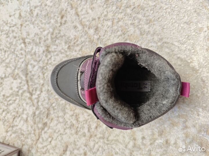 Ботинки демисезонные для девочки 24 размер