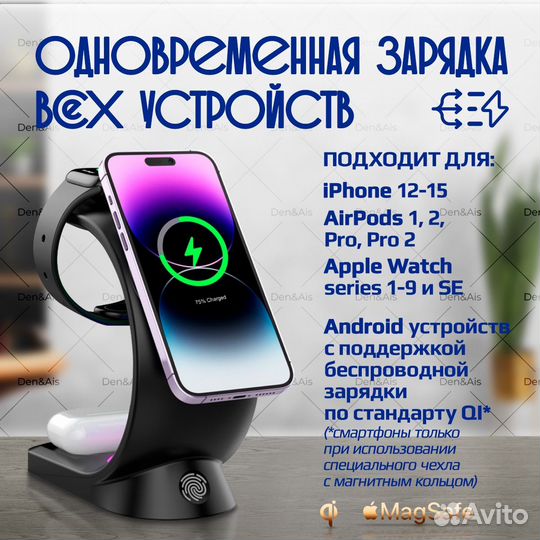 Беспроводная зарядка для iPhone