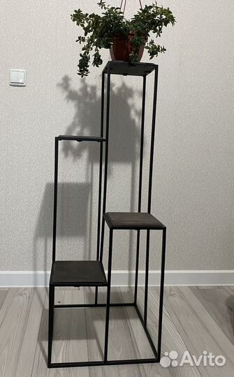 Полка для цветов Лофт стиль