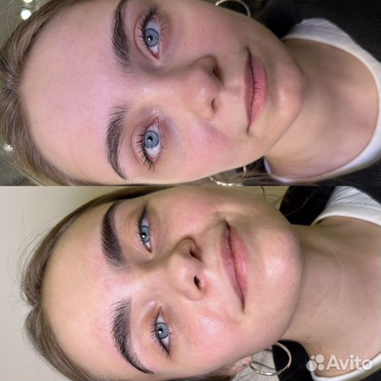 Модель на брови