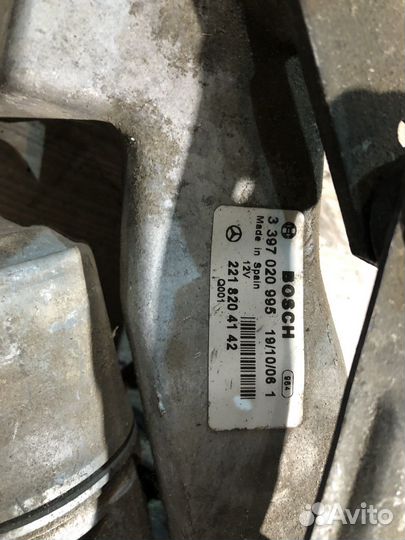 Трапеция дворников mercedes w216 w221