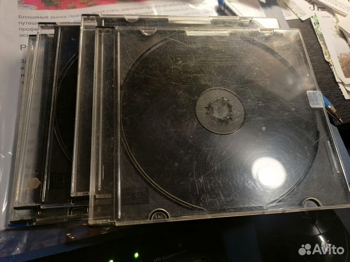 Коробочки для сd и DVD дисков. Болванки DVD и CD