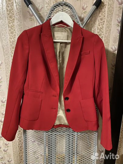 Пиджак красный S Banana Republic