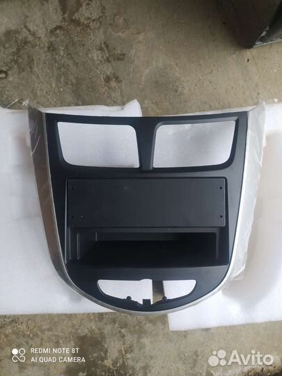 Рамка для магнитолы hyundai solaris 1