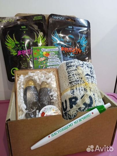 Мужской подарочный бокс