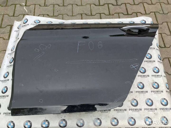 Задняя левая дверь BMW 6 F06 черная