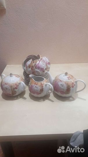 Чайный сервиз фарфор дулево
