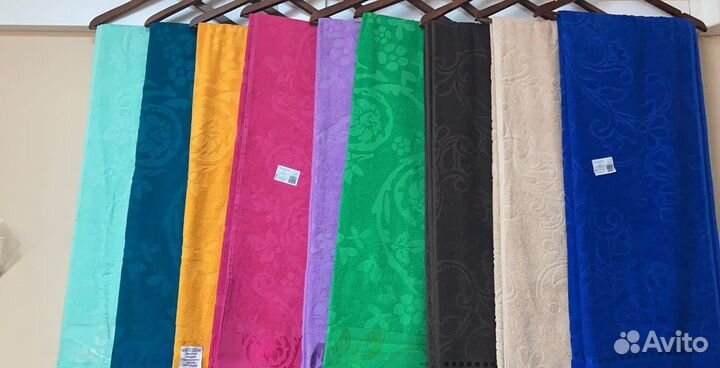 Махровое покрывало-простынь