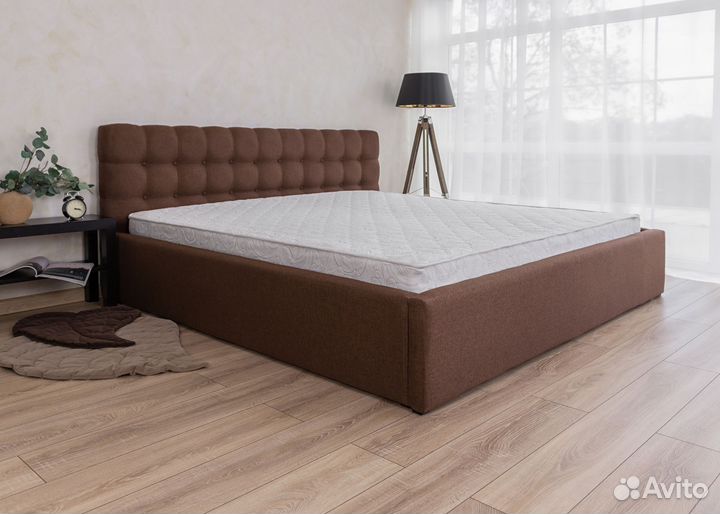 Кровать 180х200 с мягким изголовьем Марсель