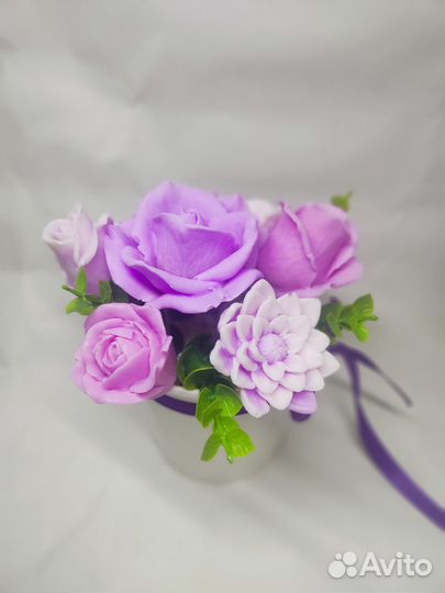 Букет цветов из мыла