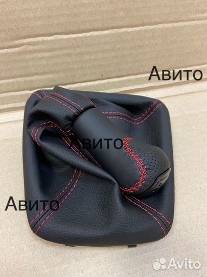 Ручка кпп С юбкой В экокоже на лада гранта