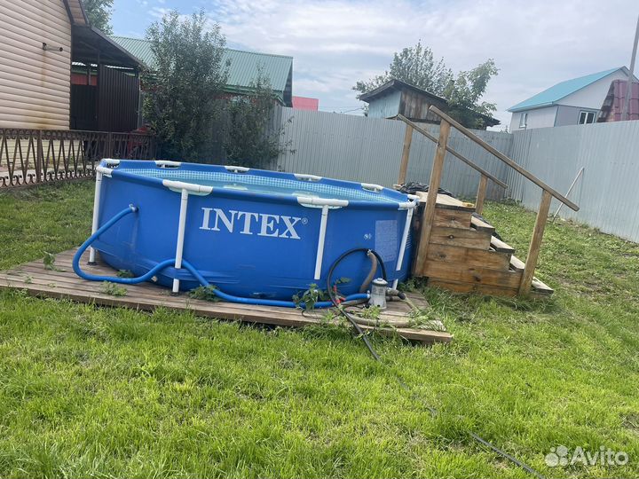 Каркасный бассейн бу