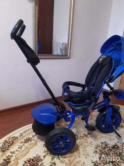 Детский велосипед с родительской ручкой