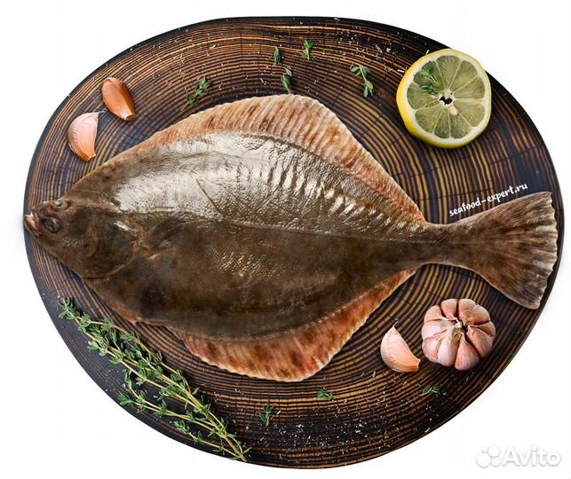 Камбала свежемороженая (палтусовидная), 1 кг