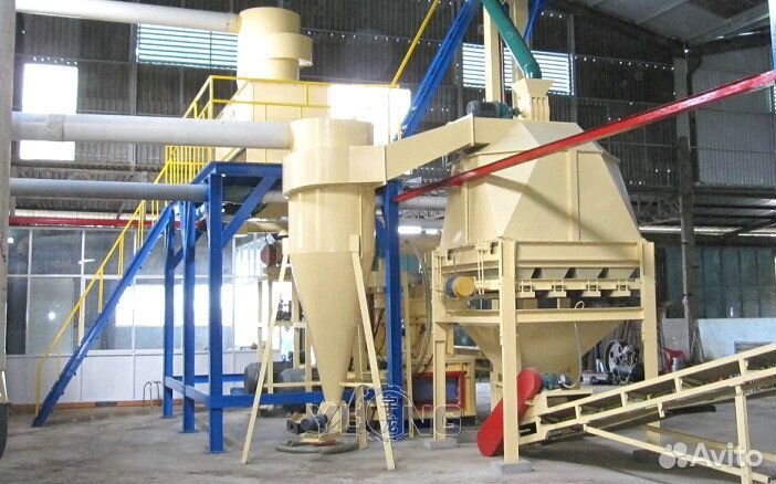 Колонна охлаждения гранул (кормовых, топливных)