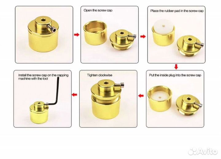 Укупоршик бутылок насадки MG-600