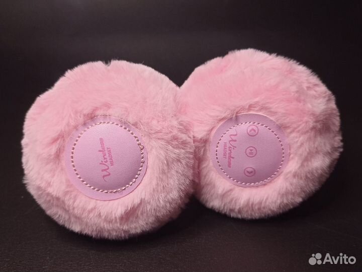 Плюшевые Bluetooth-наушники беспроводные с ушками