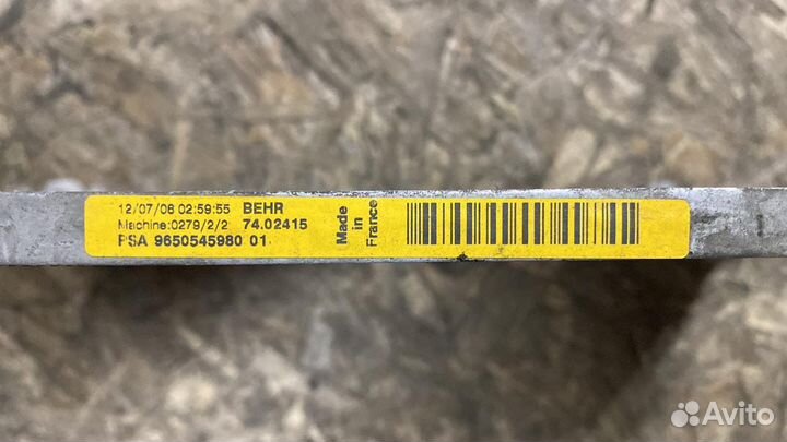 Радиатор кондиционера peugeot 307