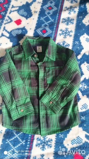 Рубашка для мальчика 1-2 года