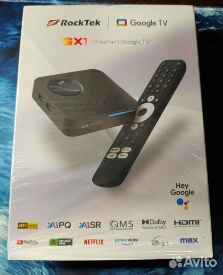 RockTek GX1 На 4 / 32 gb тв приставка. Медиаплеер