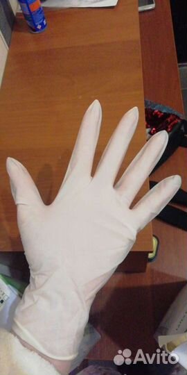 Перчатки медицинские латексные