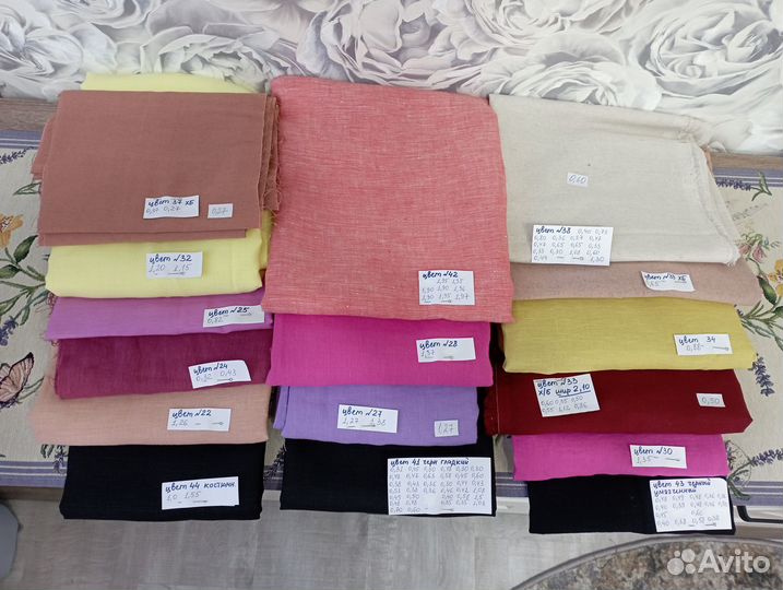 Лен, мерный лоскут